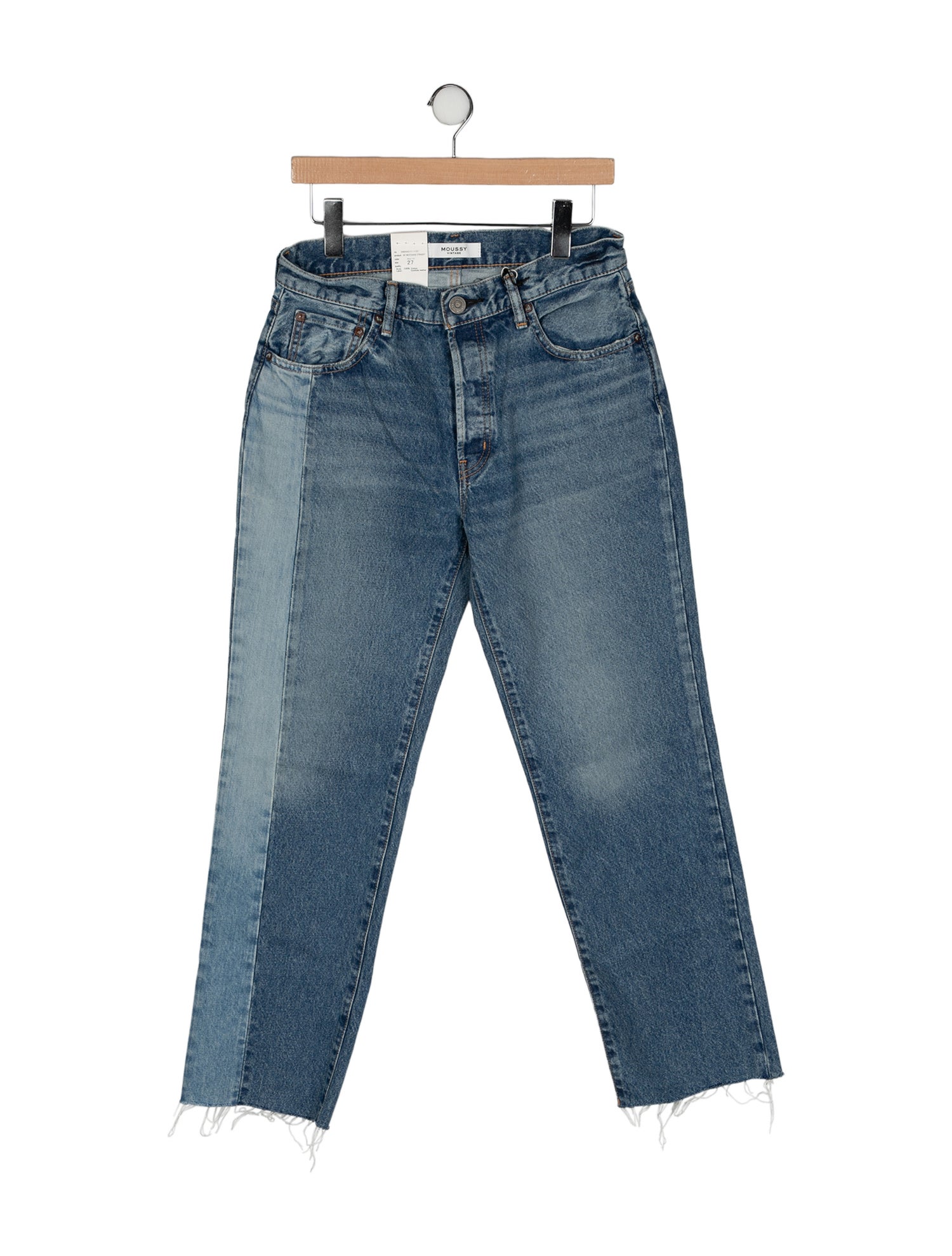 Moussy Vintage Mid-Rise Straight Leg Jeans w/ Tags