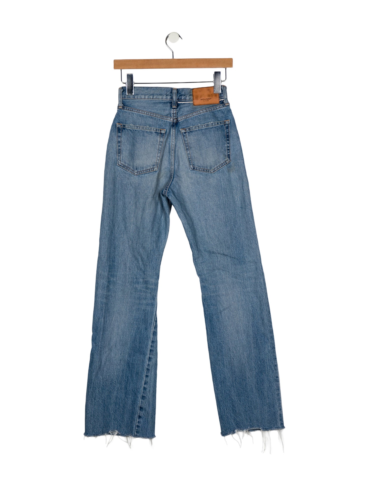 Moussy Vintage Mid-Rise Straight Leg Jeans