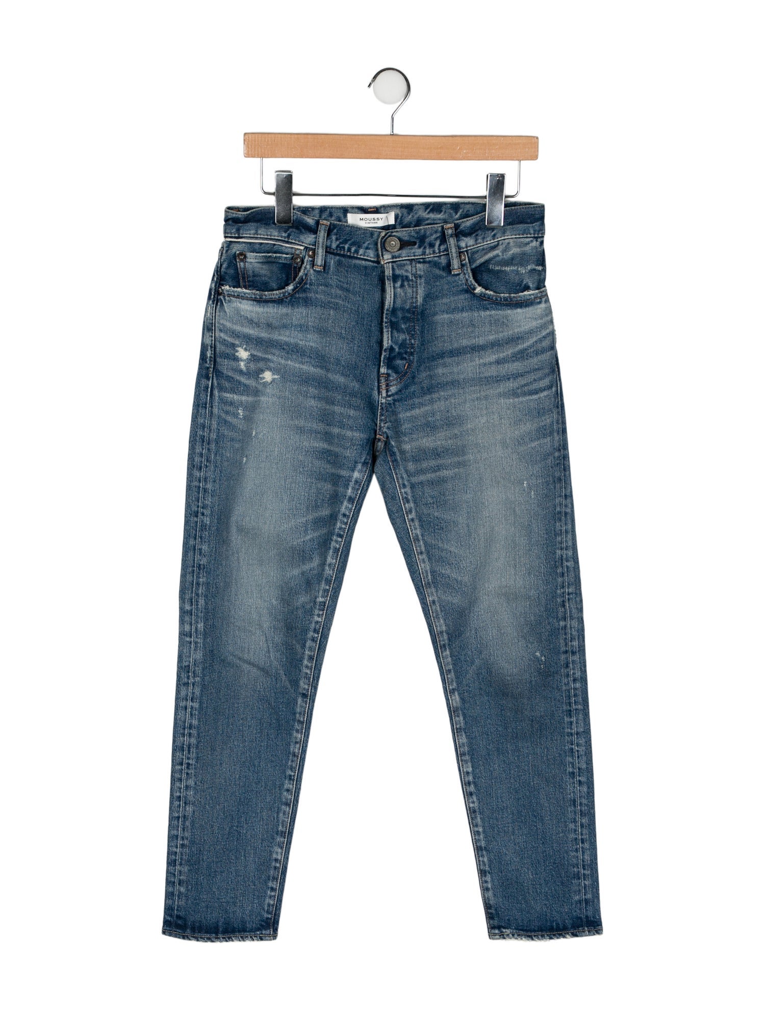 Moussy Vintage High-Rise Straight Leg Jeans