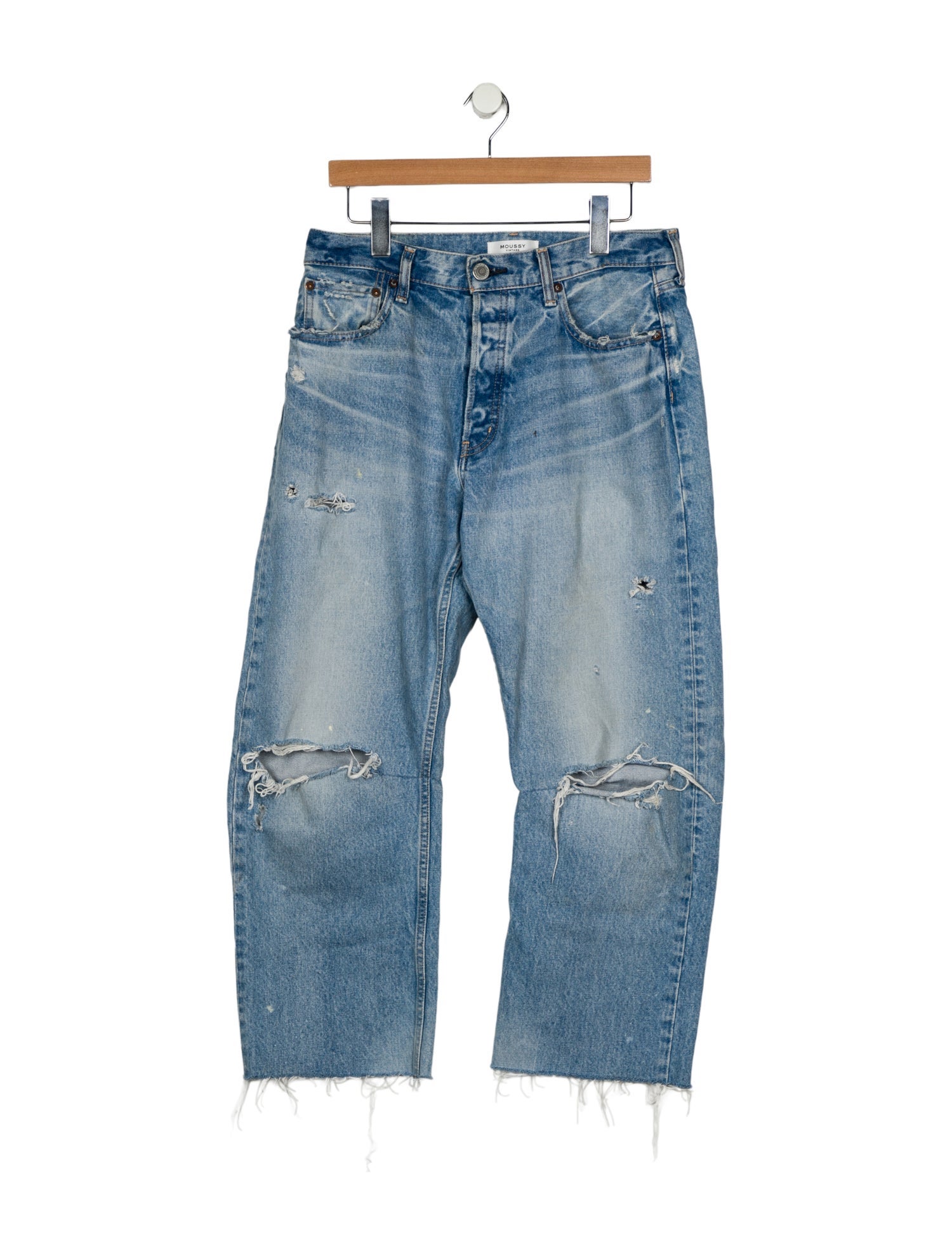 Moussy Vintage High-Rise Wide Leg Jeans