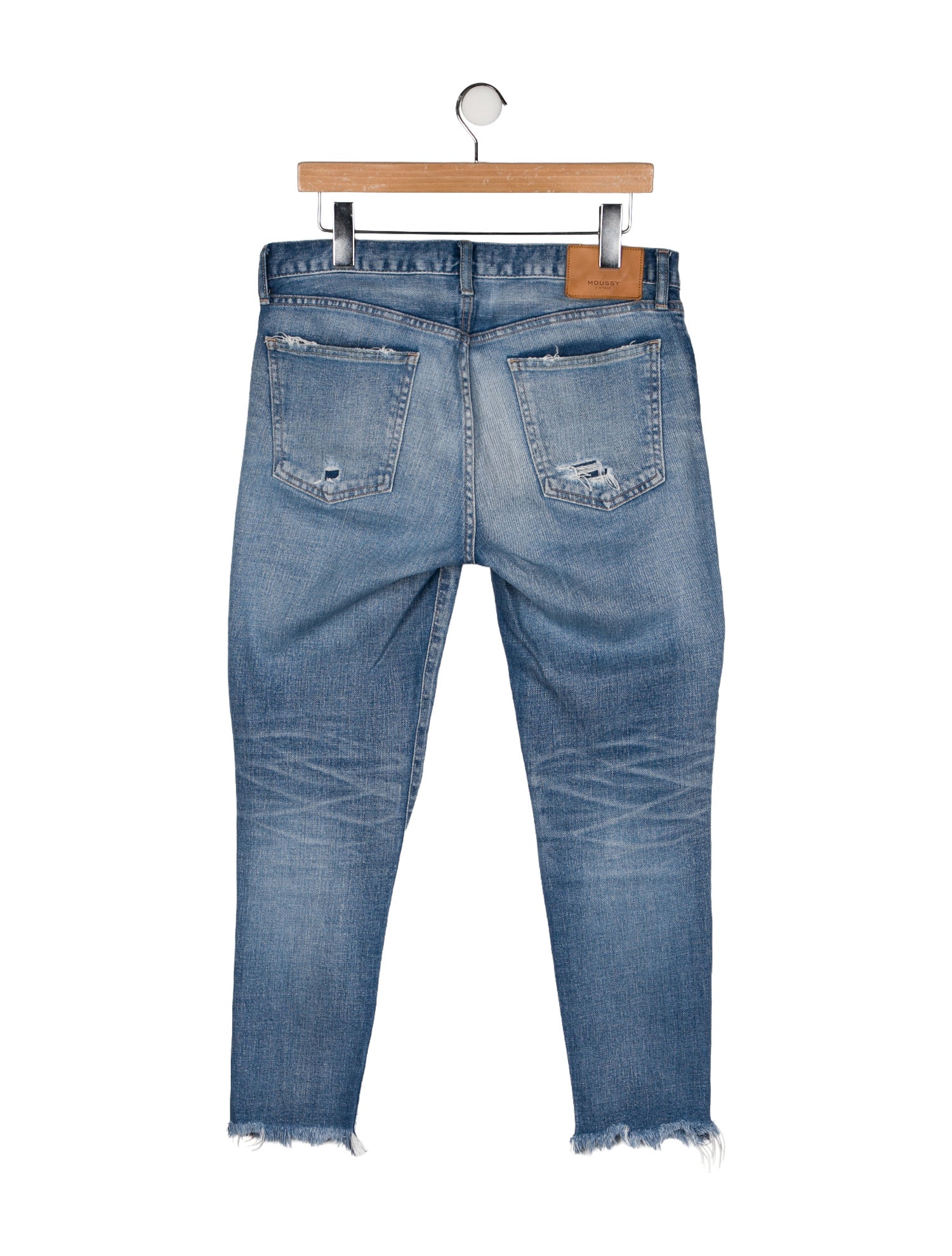 Moussy Vintage High-Rise Straight Leg Jeans