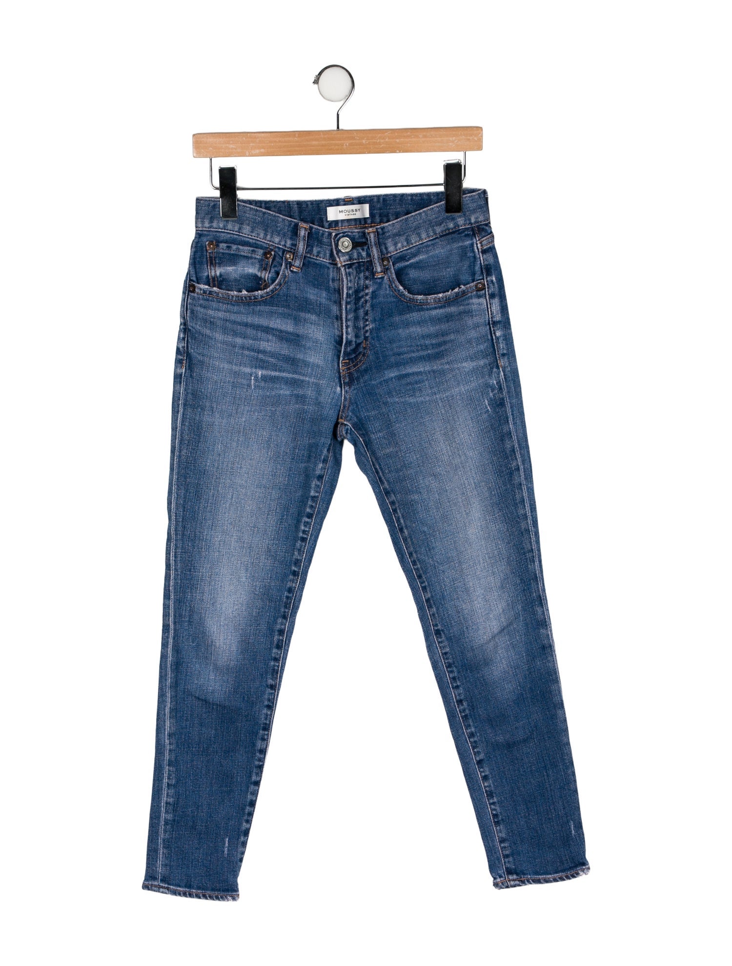 Moussy Vintage Mid-Rise Skinny Leg Jeans