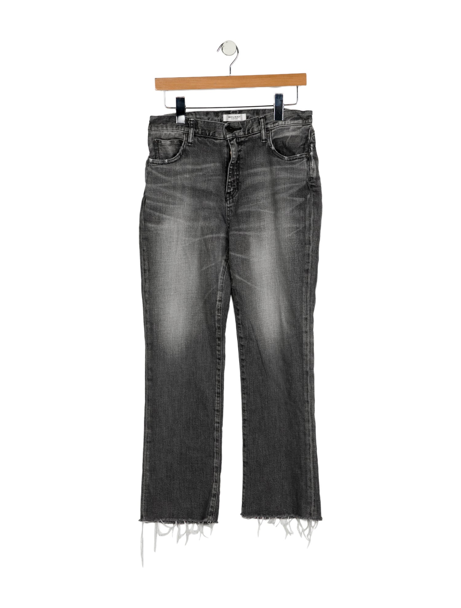 Moussy Vintage Mid-Rise Straight Leg Jeans