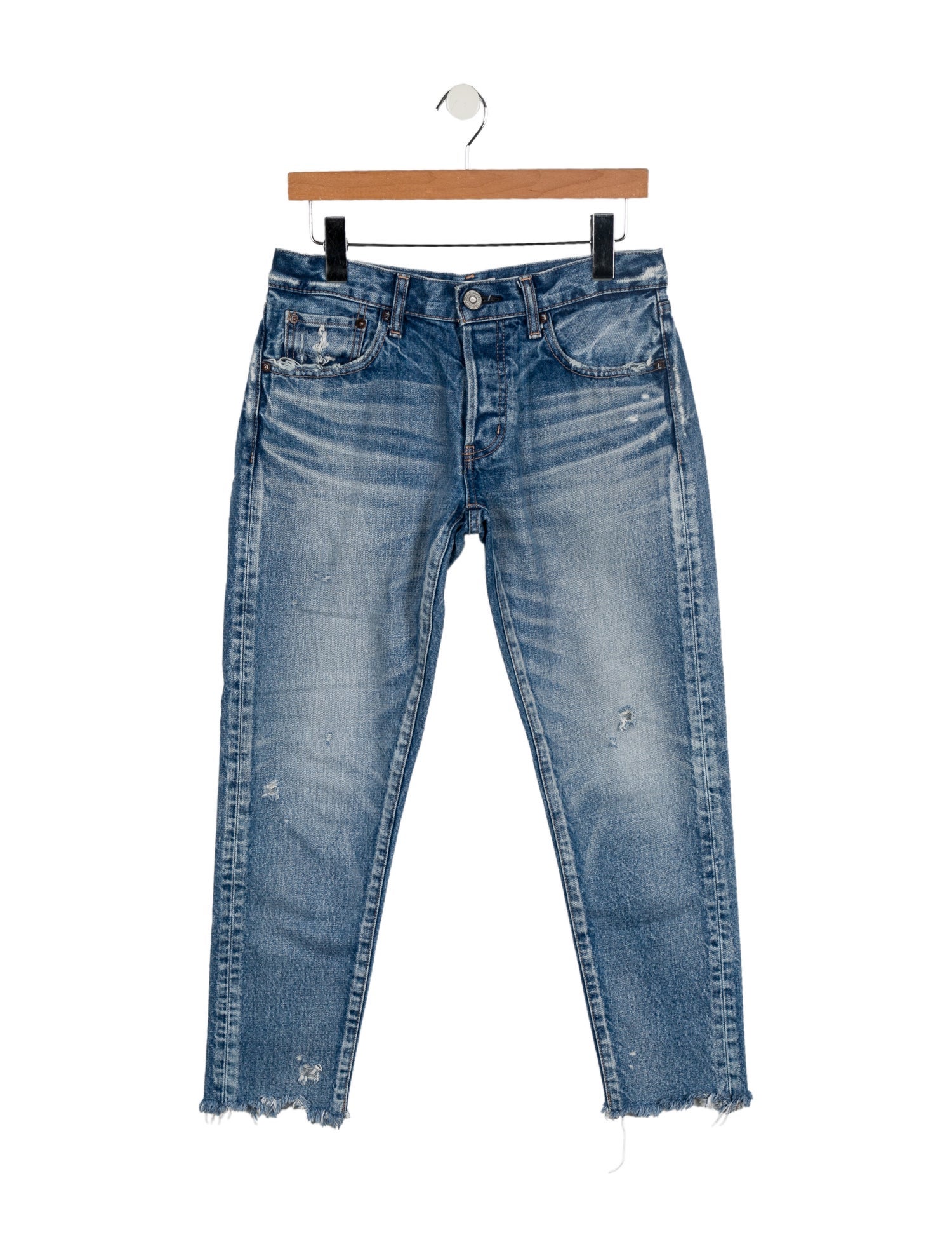 Moussy Vintage High-Rise Straight Leg Jeans