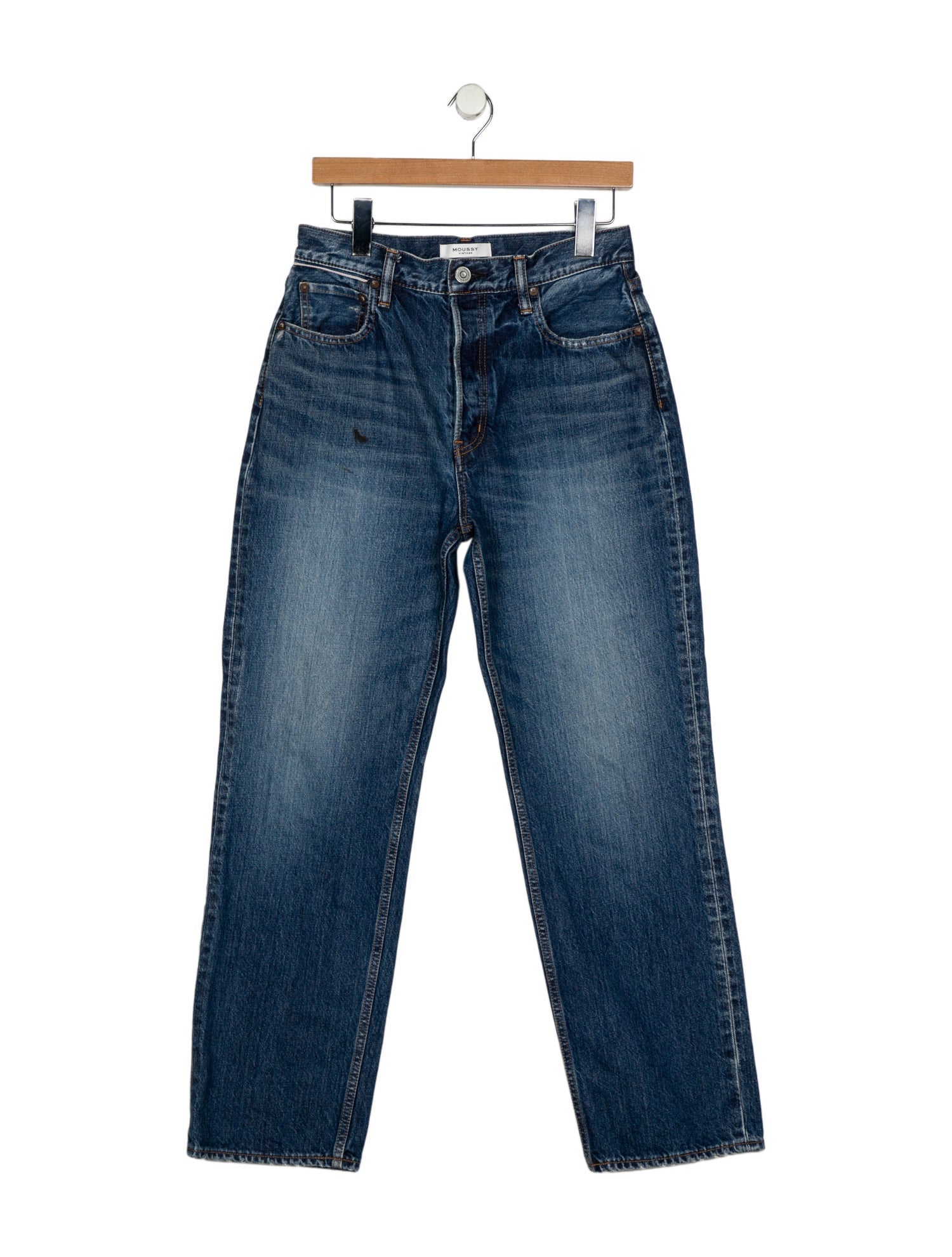 Moussy Vintage High-Rise Wide Leg Jeans