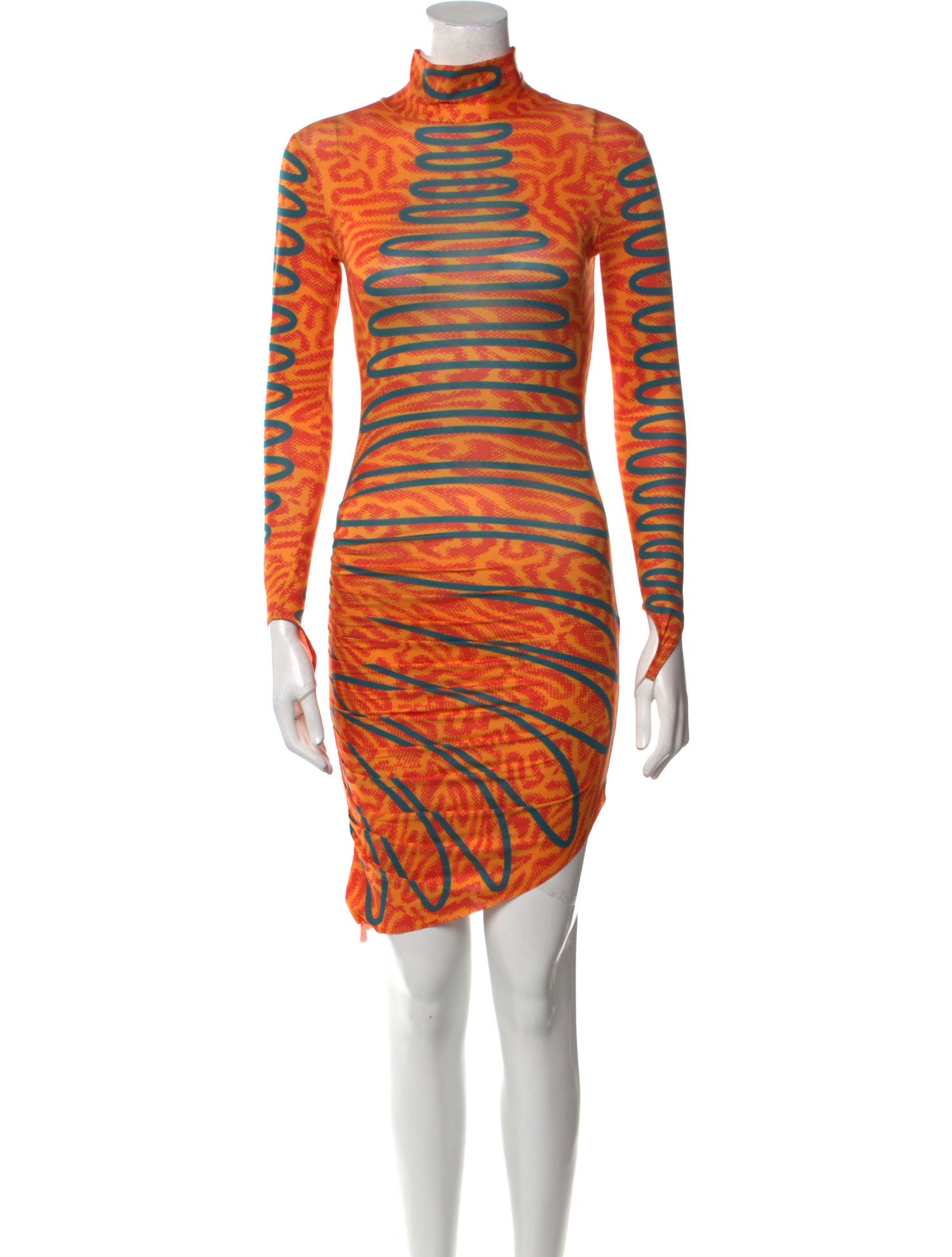 Maisie Wilen Striped Mini Dress