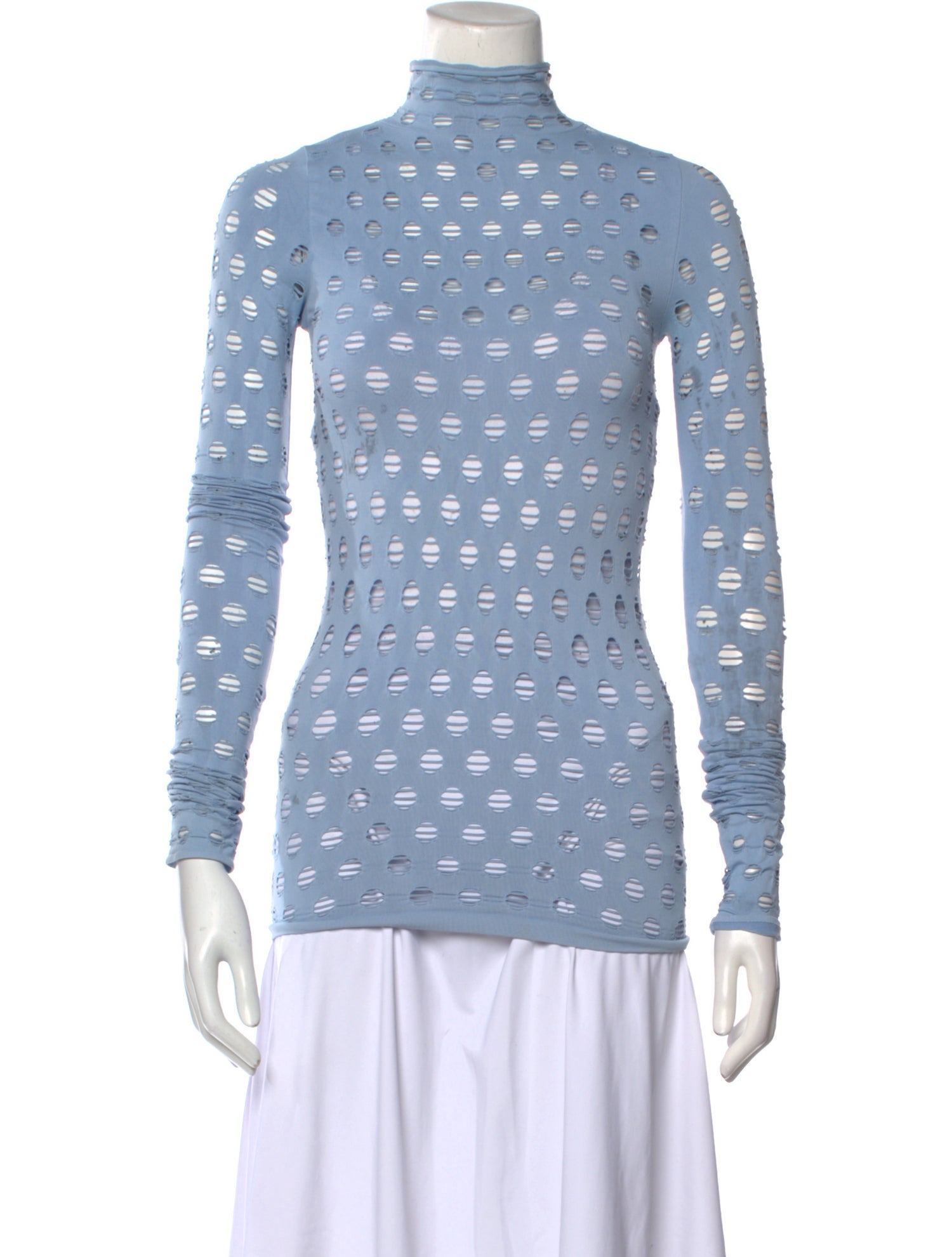 Maisie Wilen Printed Turtleneck Top