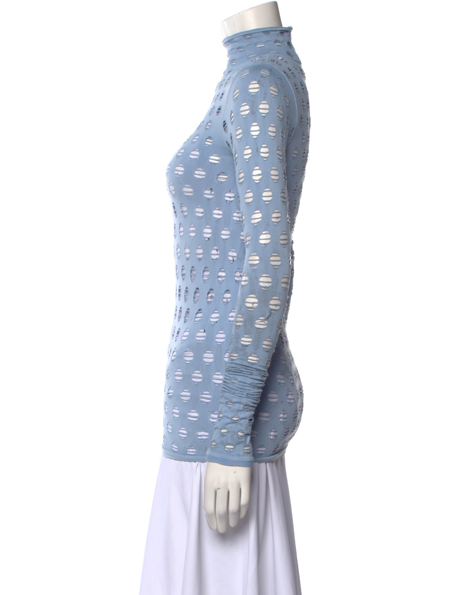 Maisie Wilen Printed Turtleneck Top