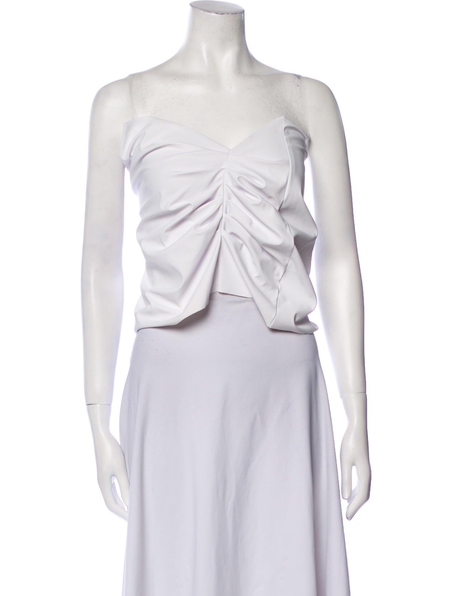 Maisie Wilen 339128 Strapless Crop Top