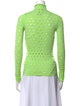 Maisie Wilen Nylon Turtleneck Sweatshirt
