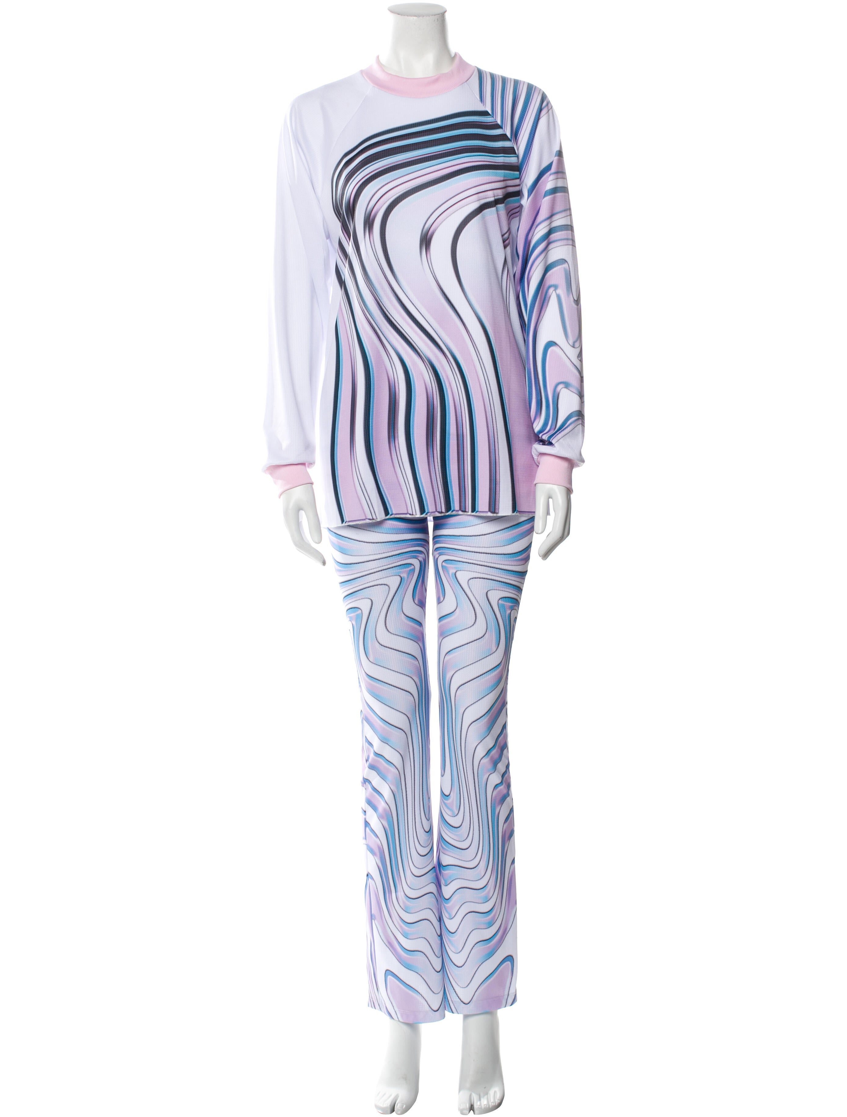 Maisie Wilen Striped Pant Set