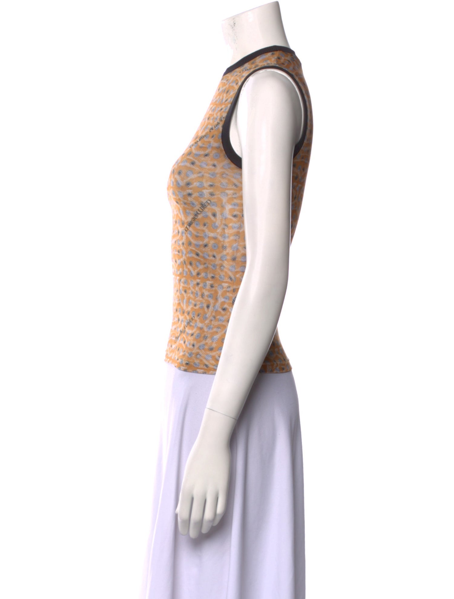 Maisie Wilen Animal Print Crew Neck Top