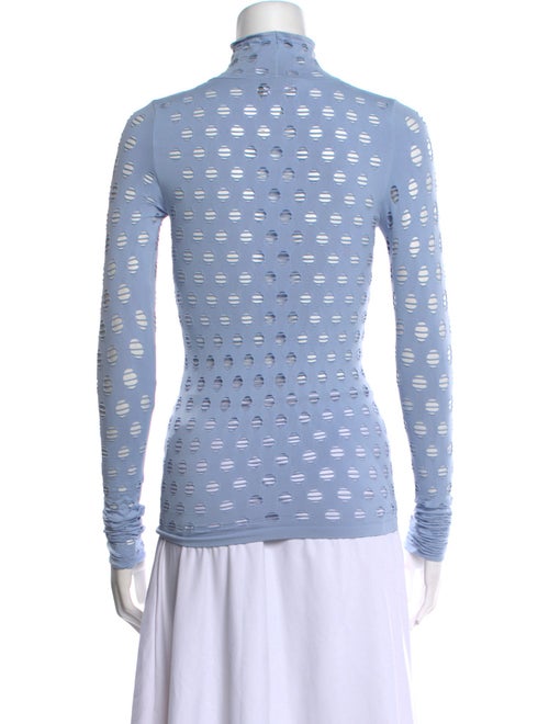 Maisie Wilen Nylon Polka Dot Print Top