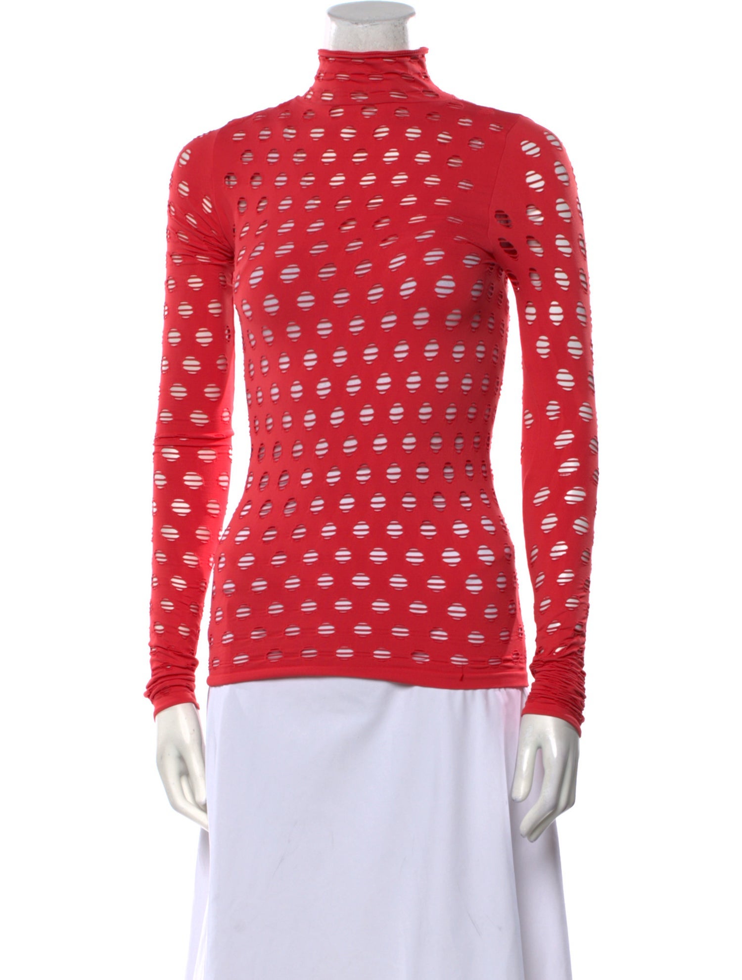 Maisie Wilen Nylon Turtleneck Sweatshirt