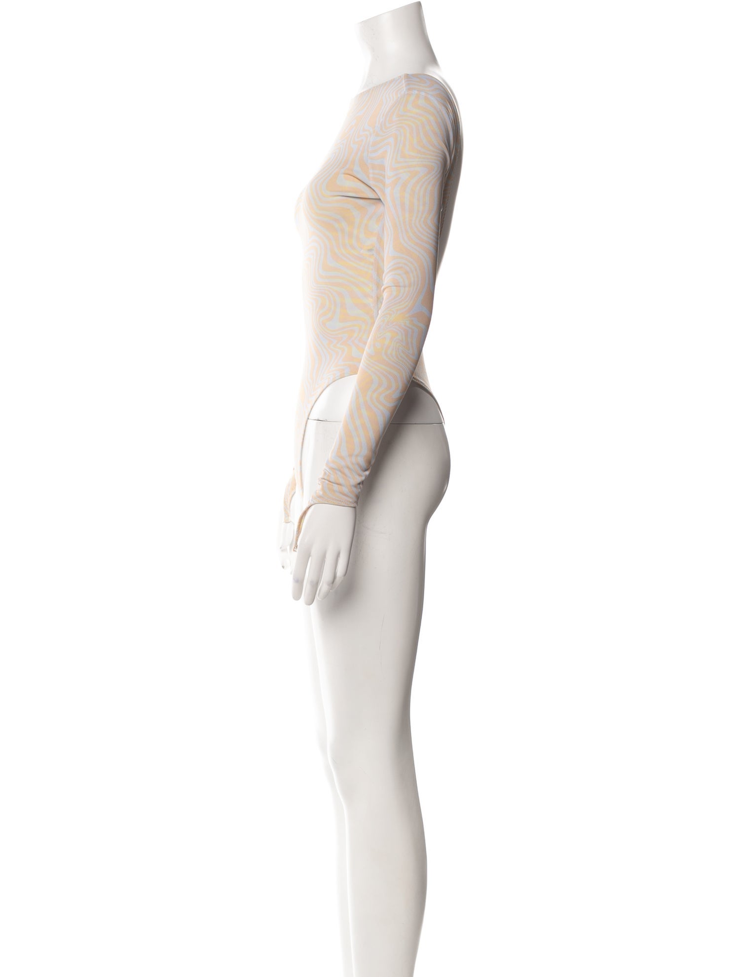 Maisie Wilen Bateau Neckline Long Sleeve Bodysuit