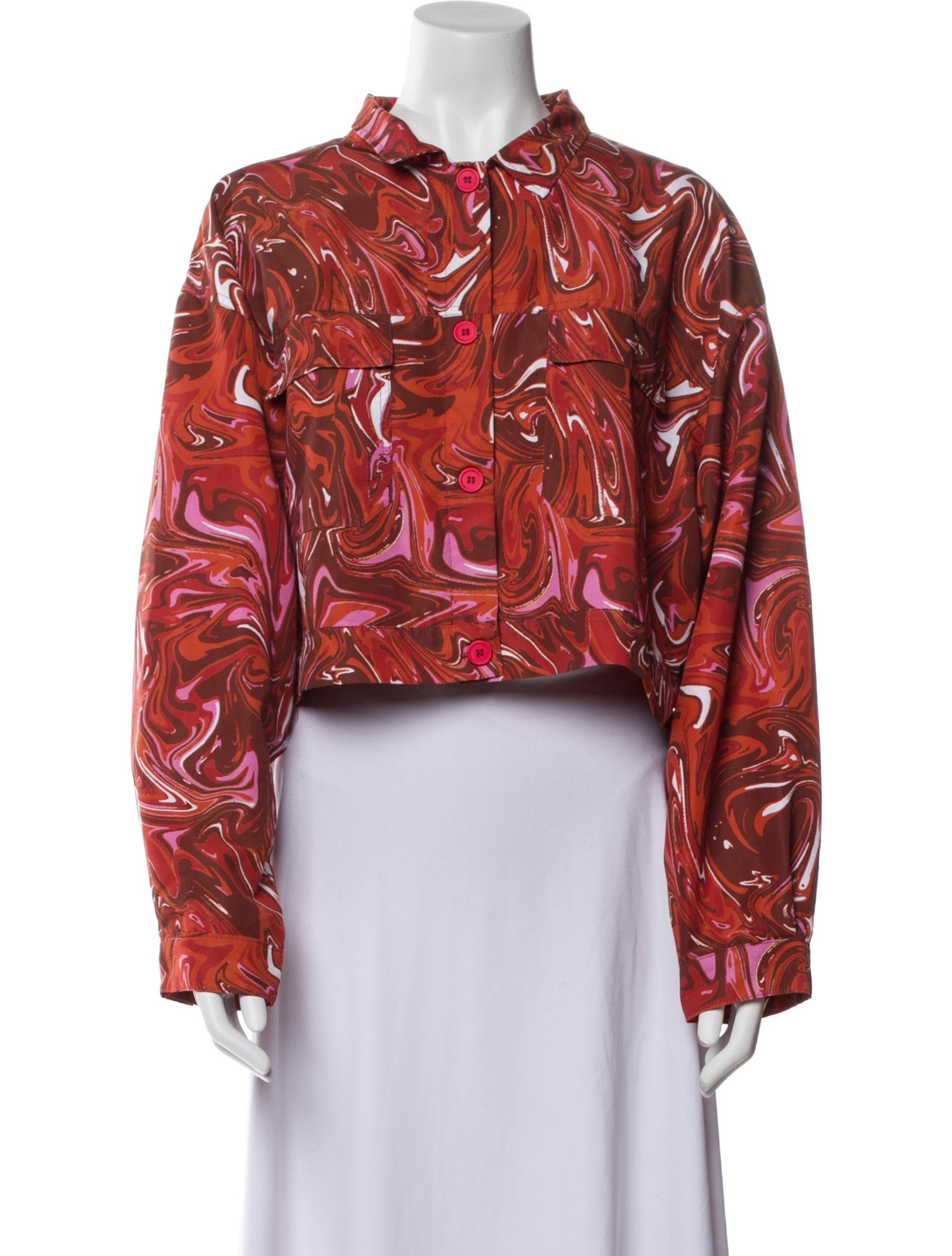Maisie Wilen Floral Print Evening Jacket