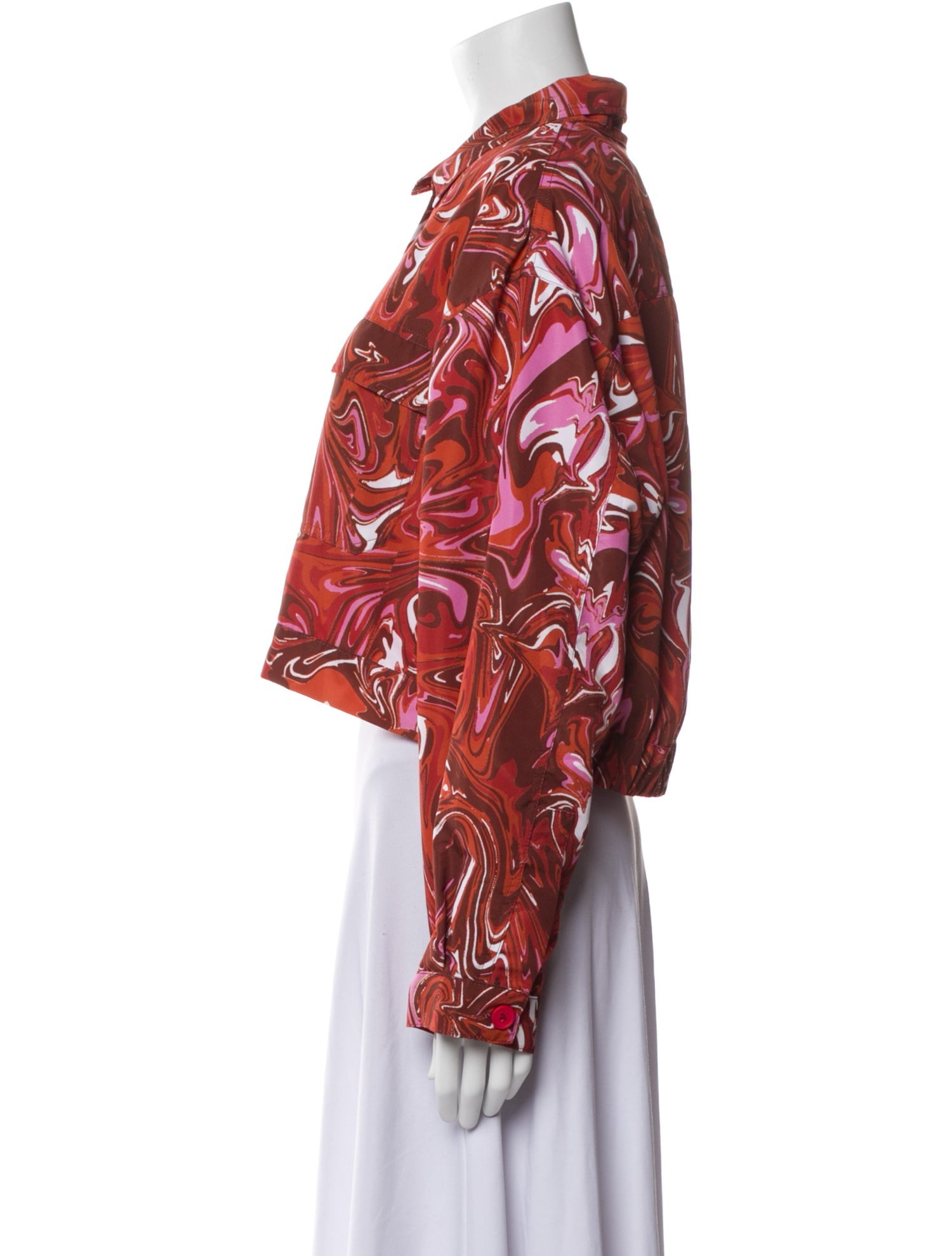 Maisie Wilen Floral Print Evening Jacket