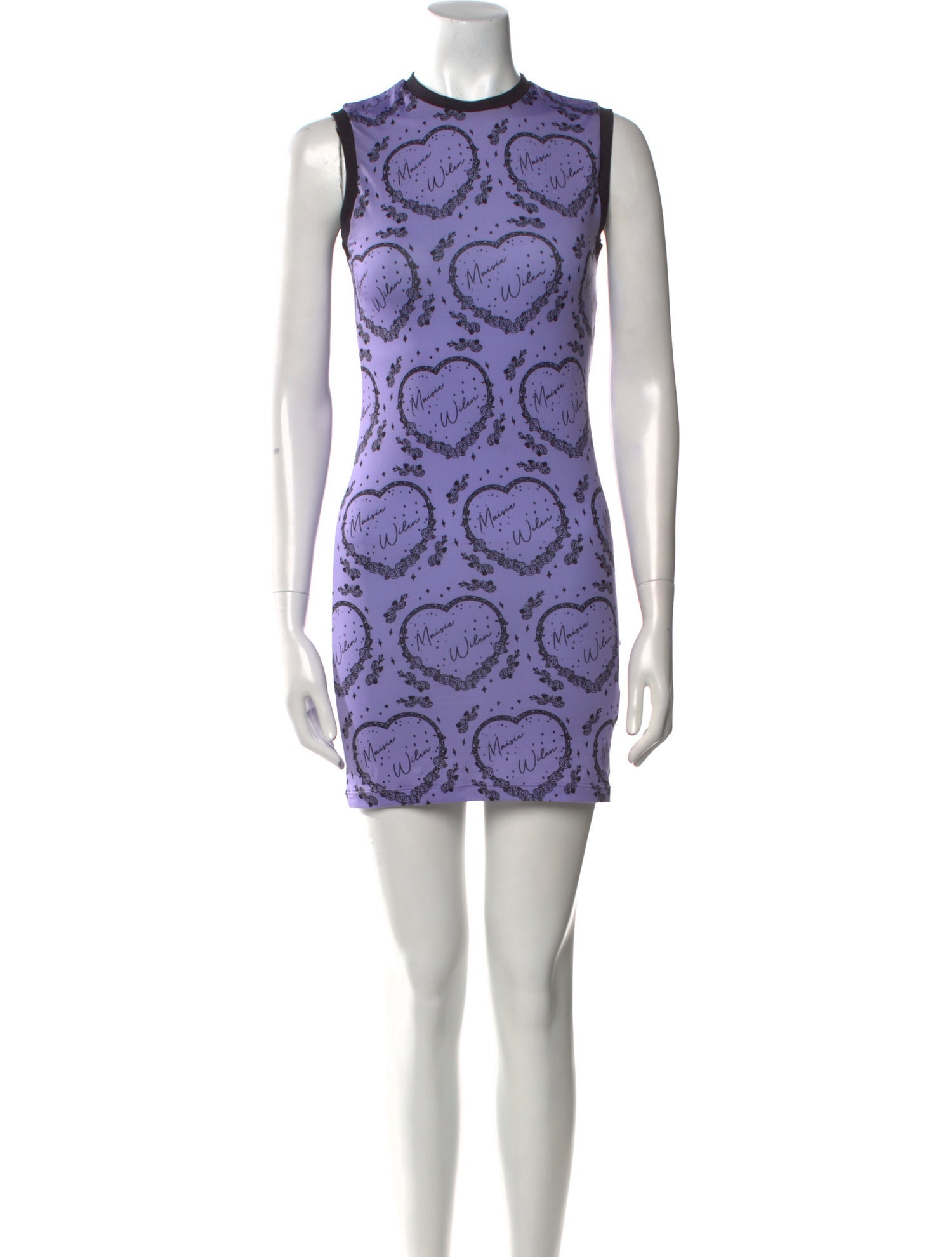 Maisie Wilen Lace Pattern Mini Dress