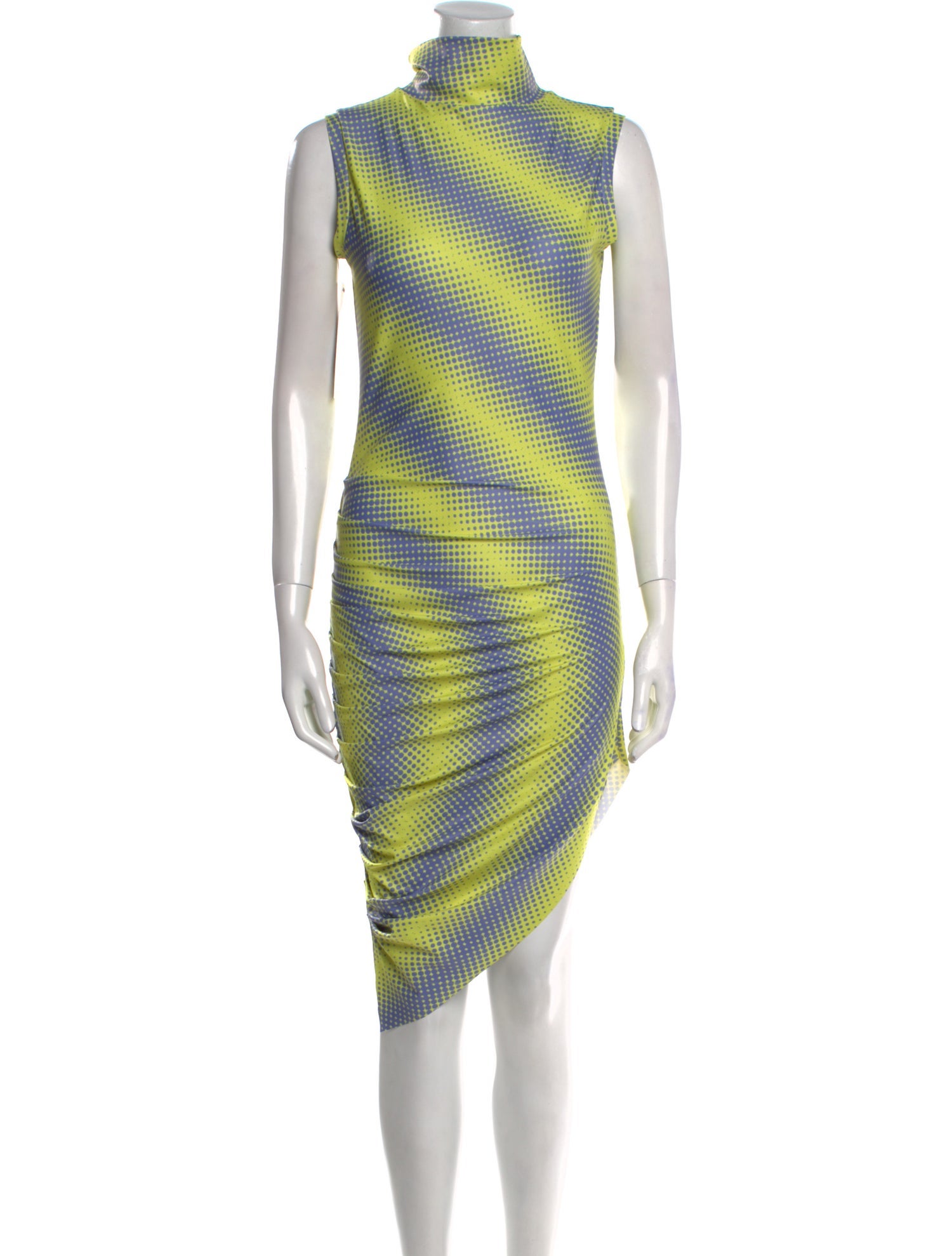 Maisie Wilen Striped Knee-Length Dress
