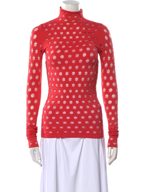 Maisie Wilen Nylon Polka Dot Print Sweatshirt