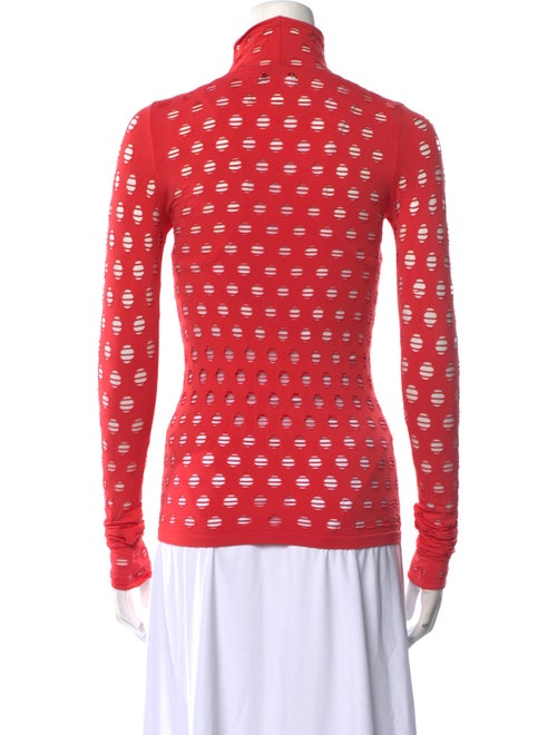 Maisie Wilen Nylon Polka Dot Print Sweatshirt