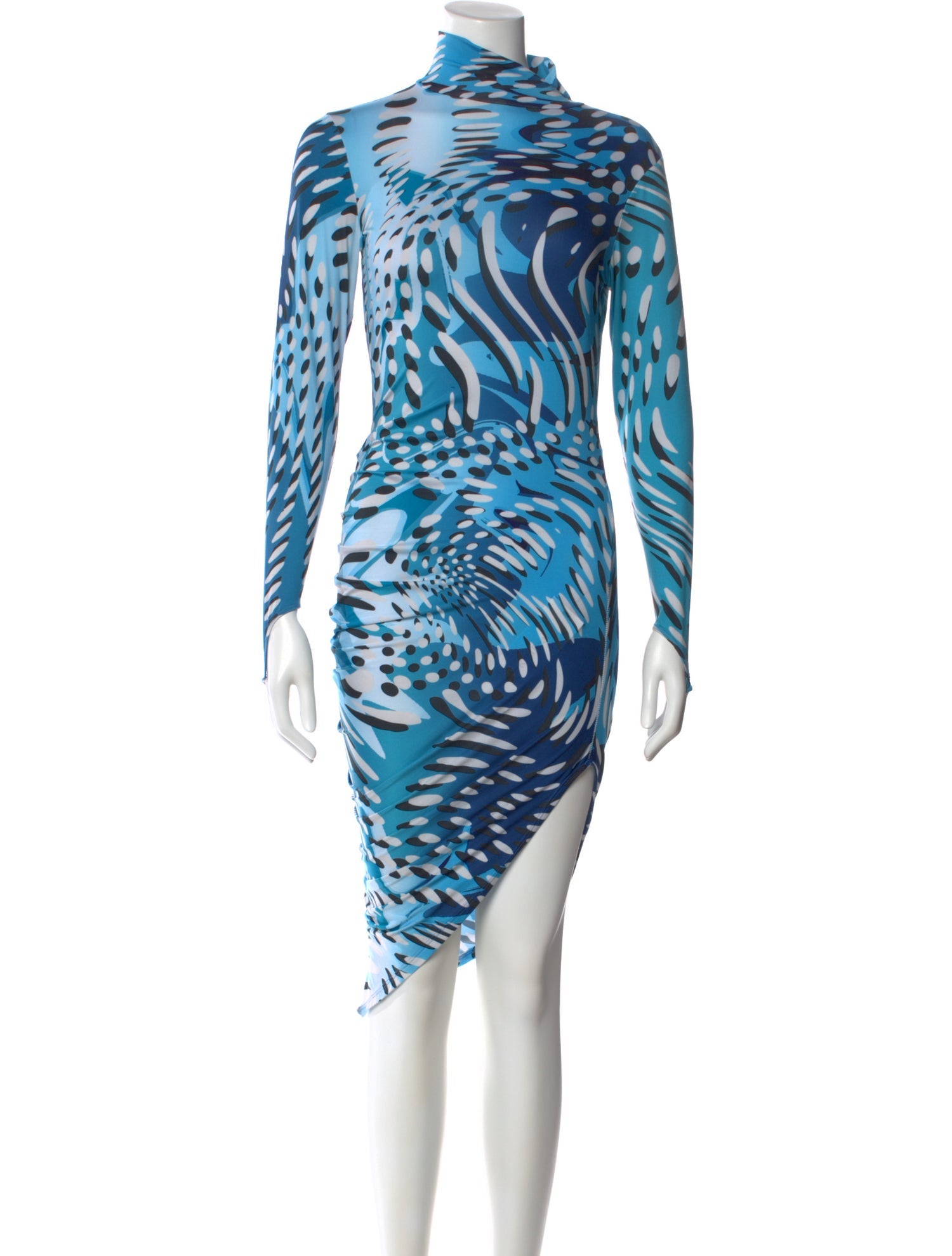 Maisie Wilen Animal Print Knee-Length Dress