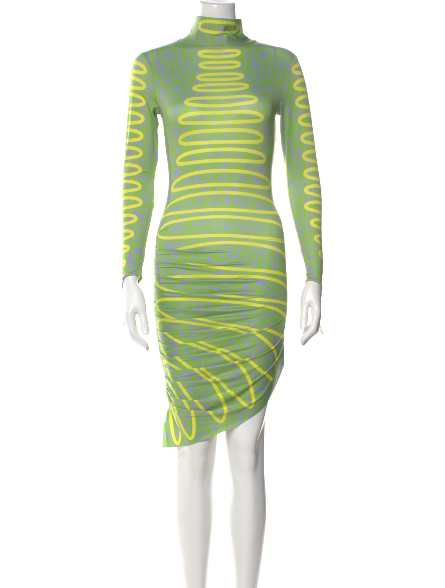 Maisie Wilen Printed Knee-Length Dress