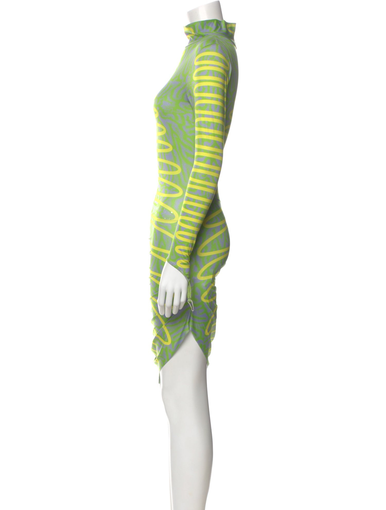 Maisie Wilen Printed Knee-Length Dress