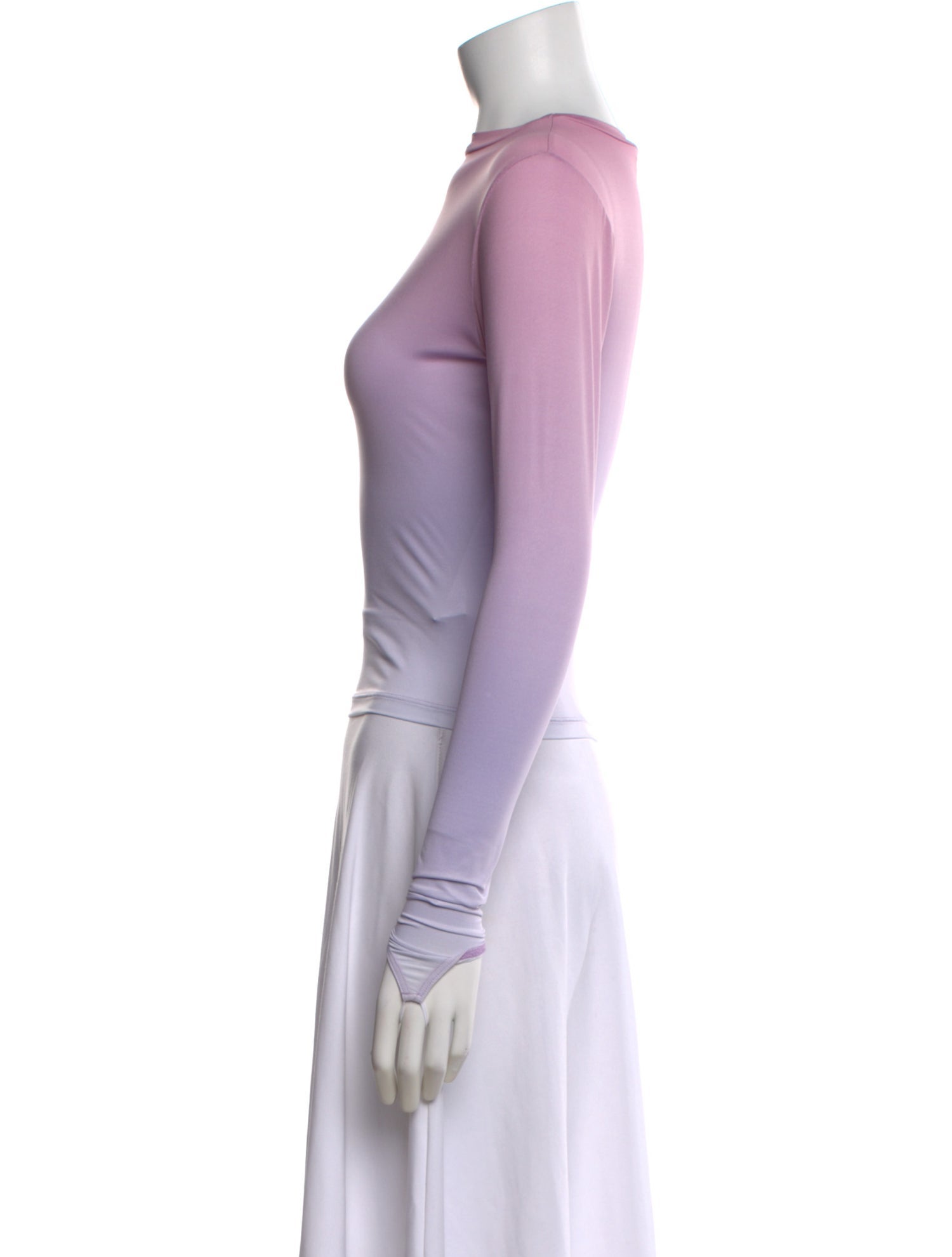 Maisie Wilen Printed Mock Neck Top