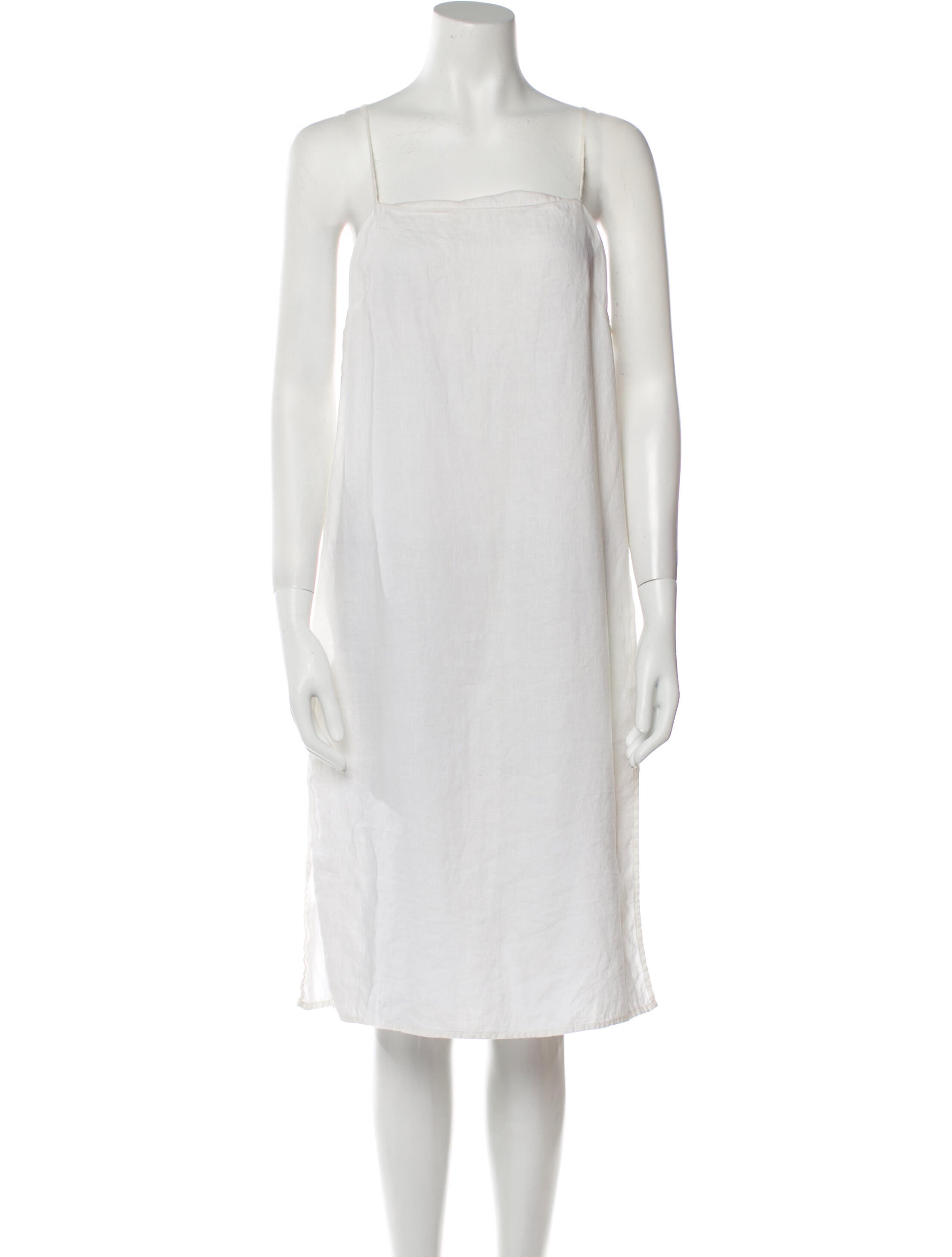 Matin Square Neckline Midi Length Dress