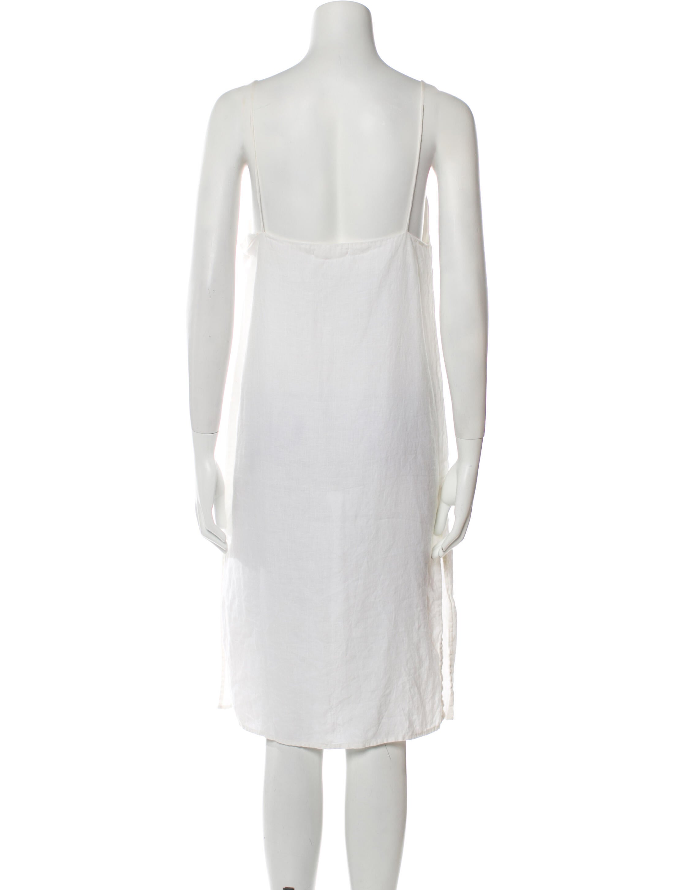 Matin Square Neckline Midi Length Dress