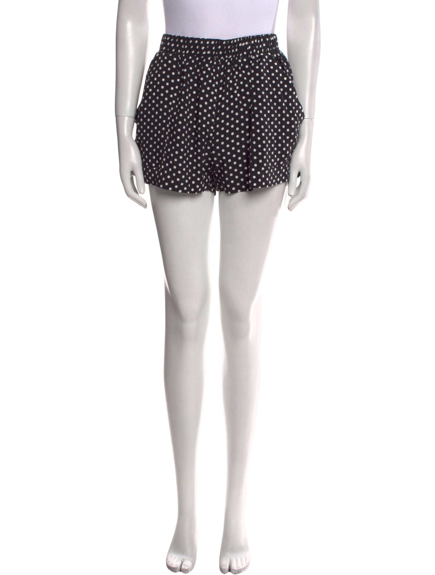 Matin Polka Dot Print Mini Shorts