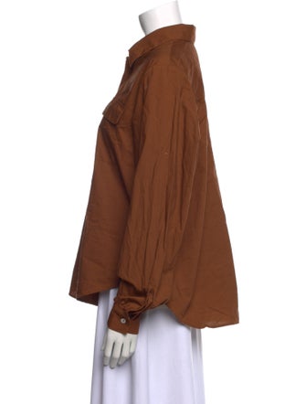 Matin Long Sleeve Button-Up Top