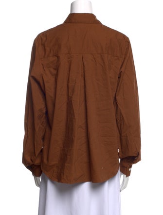 Matin Long Sleeve Button-Up Top