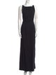 Matin Bateau Neckline Long Dress