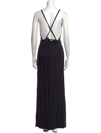 Matin Bateau Neckline Long Dress