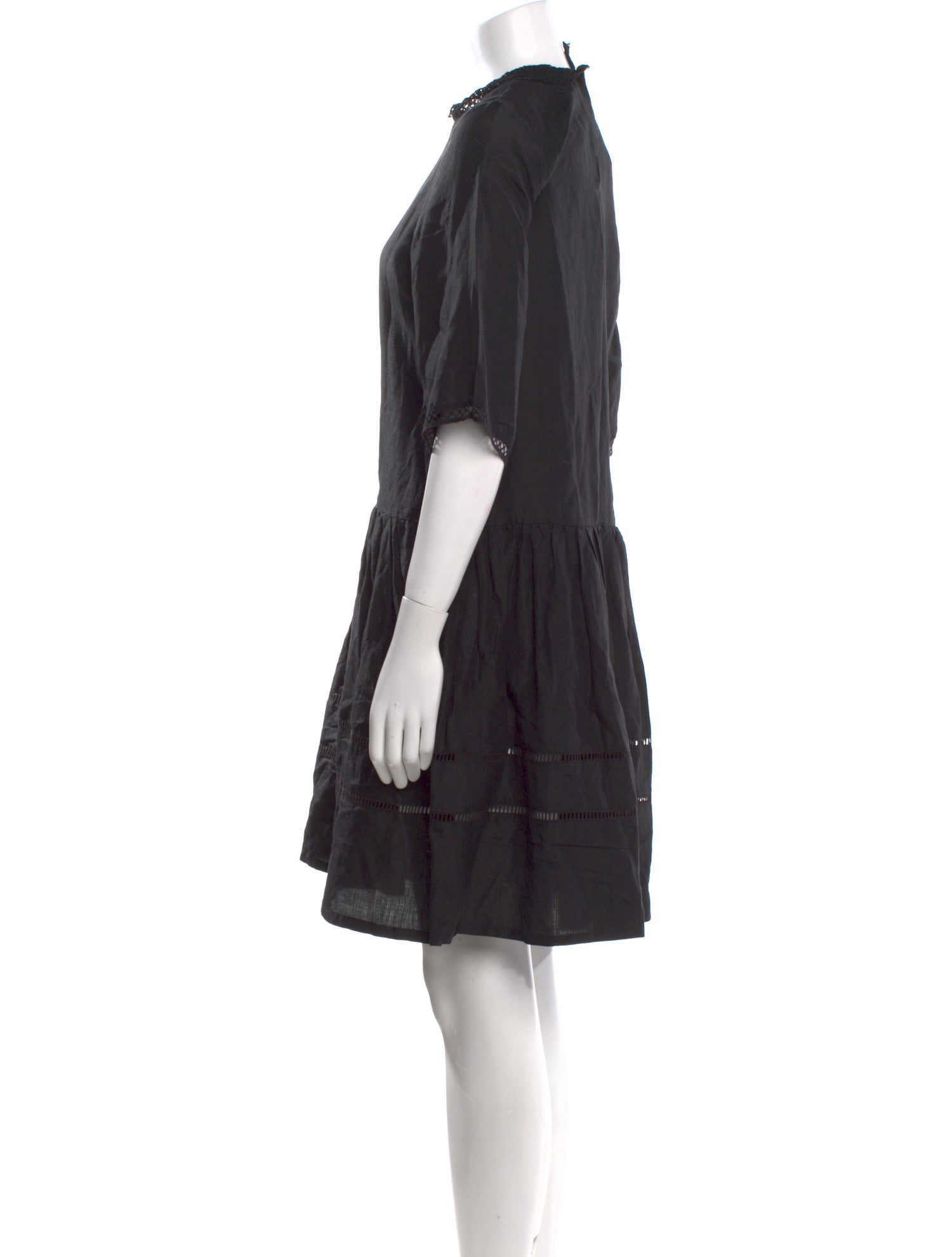 Matin Silk Knee-Length Dress