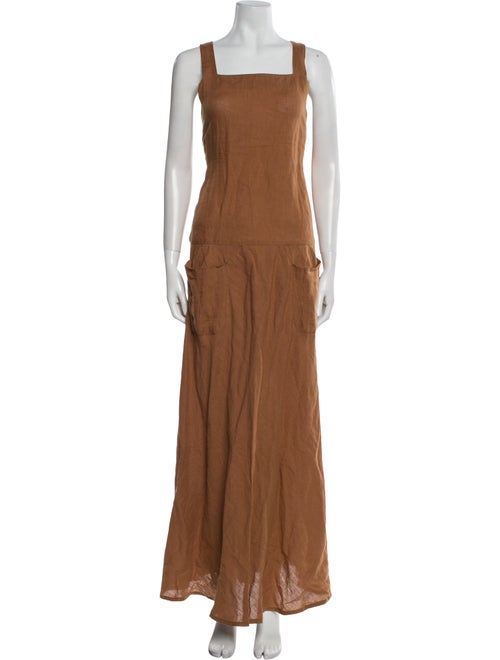 Matin Linen Midi Length Dress
