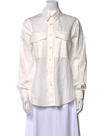 Matin Long Sleeve Button-Up Top