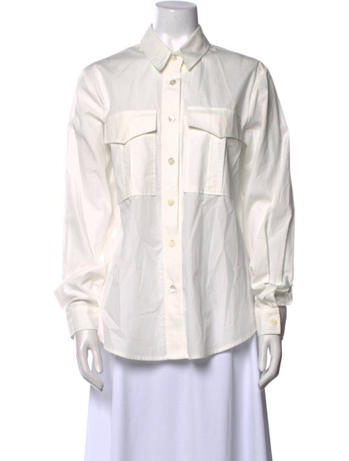 Matin Long Sleeve Button-Up Top
