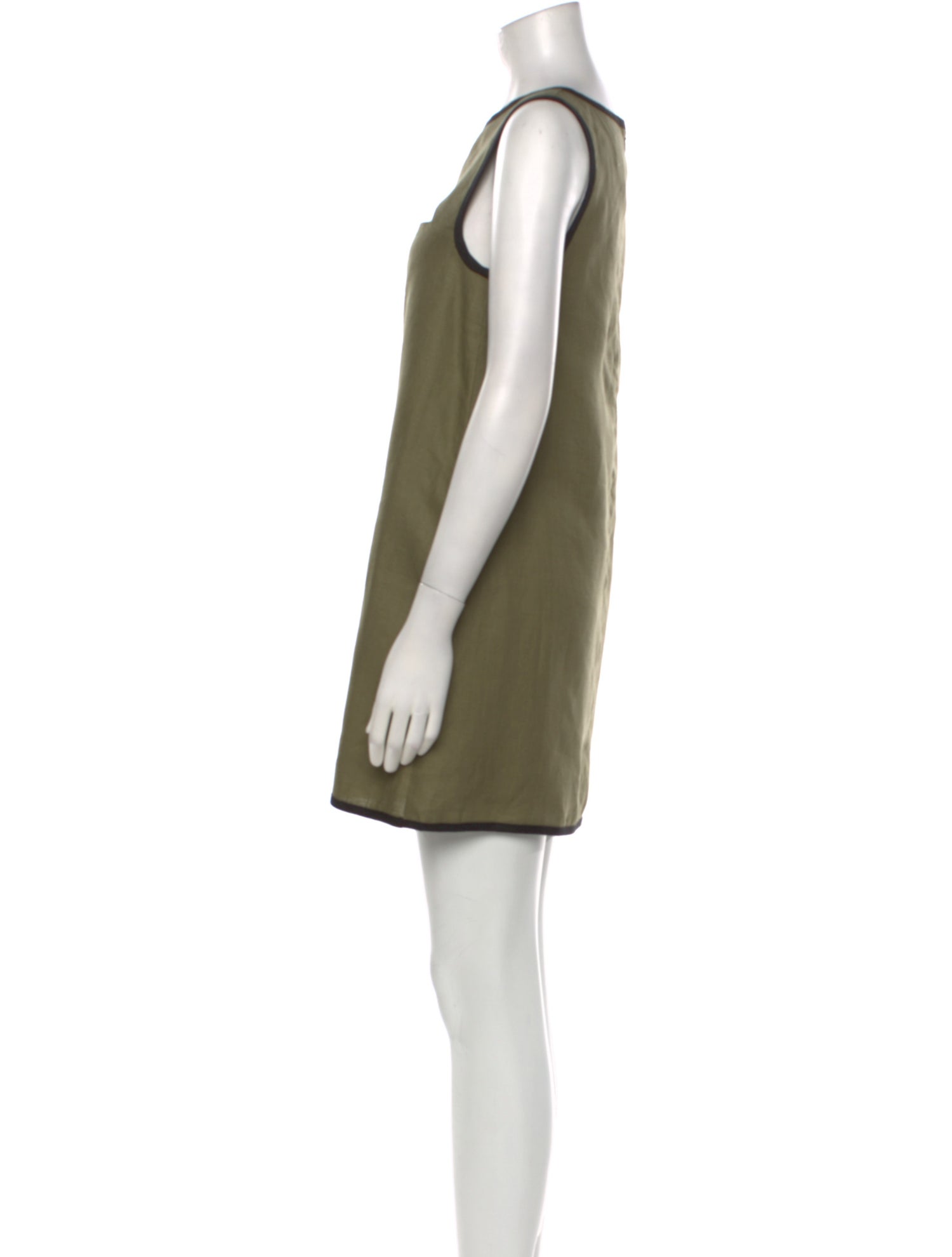 Matthew Bruch Linen Mini Dress