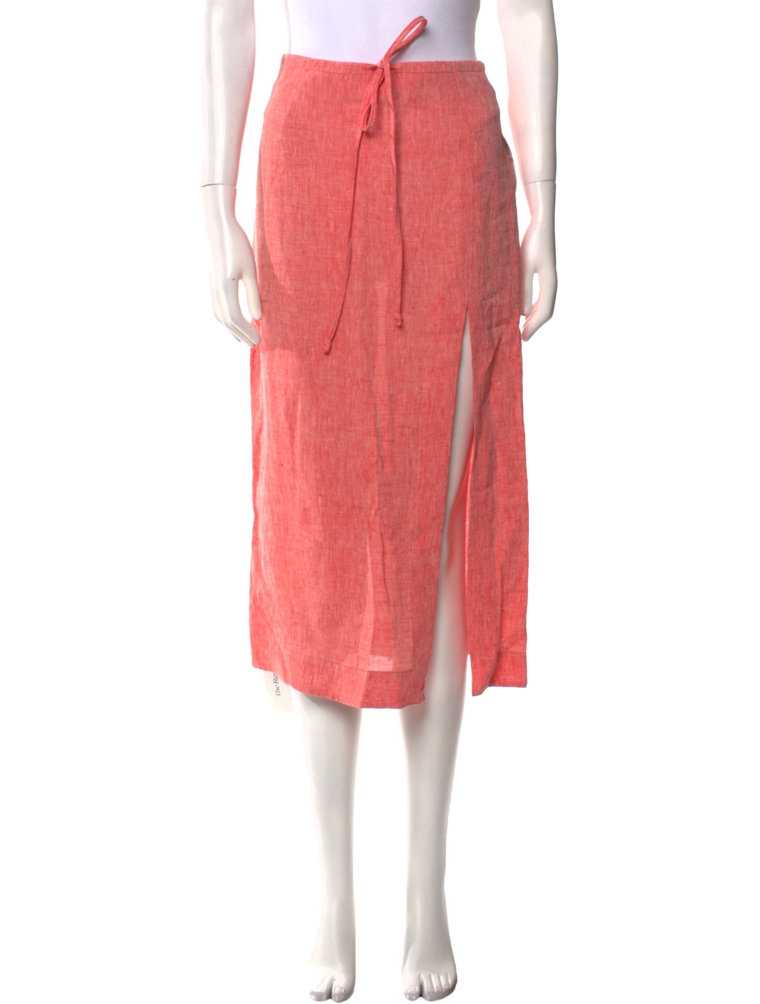 Matthew Bruch Linen Midi Length Skirt w/ Tags