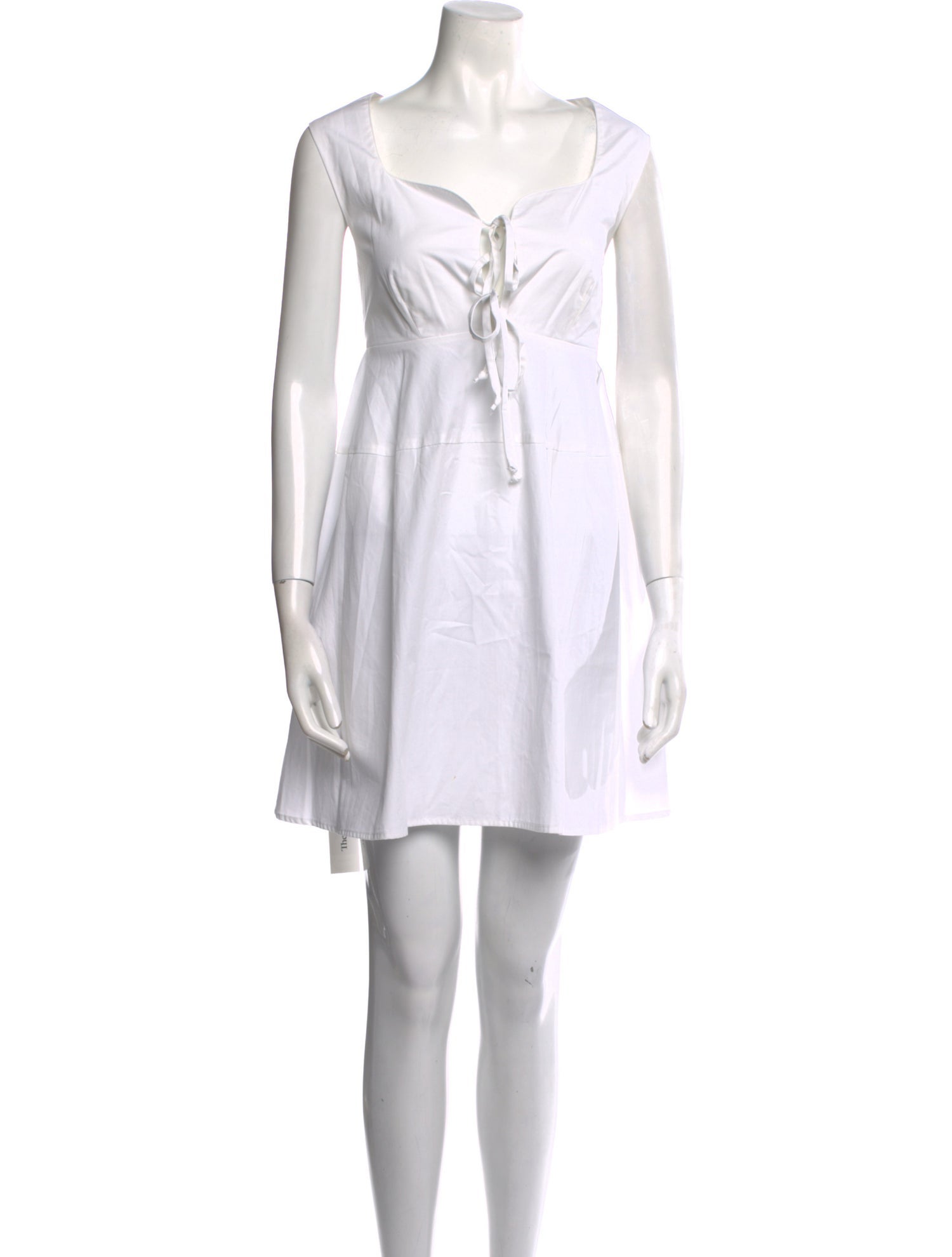 Matthew Bruch Square Neckline Mini Dress