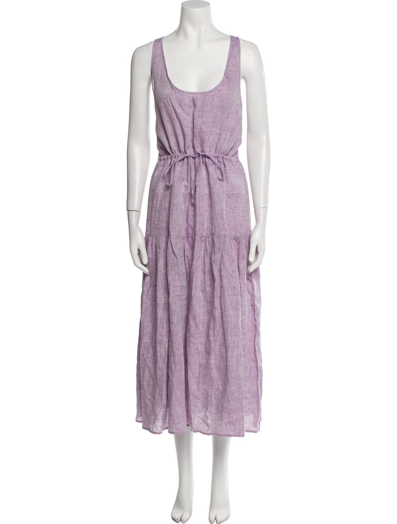 Matthew Bruch Linen Long Dress
