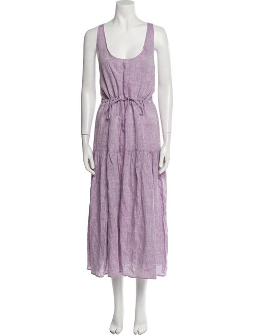 Matthew Bruch Linen Long Dress