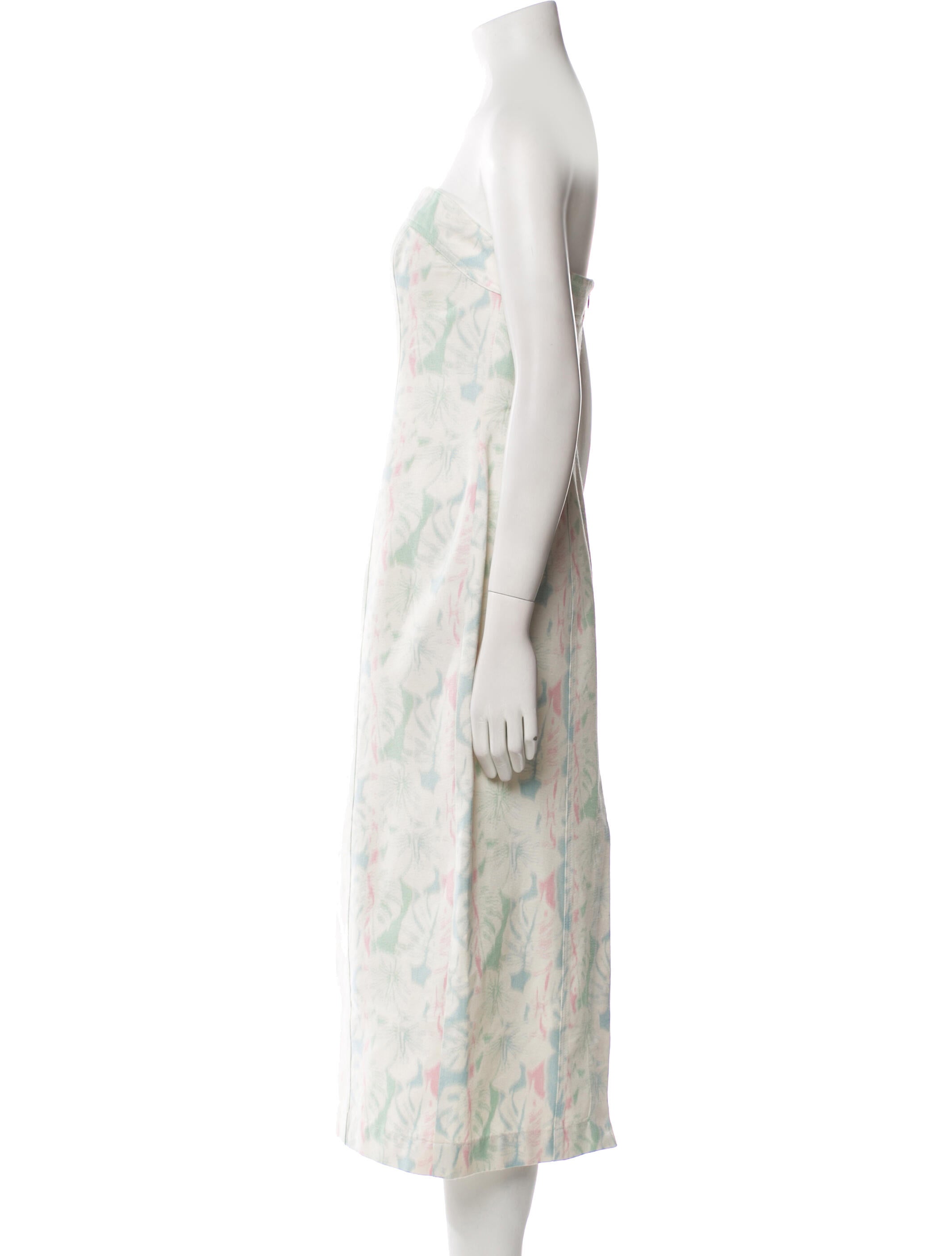 Matthew Bruch Floral Print Knee-Length Skirt