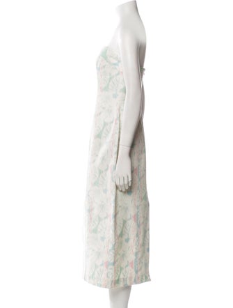 Matthew Bruch Floral Print Knee-Length Skirt