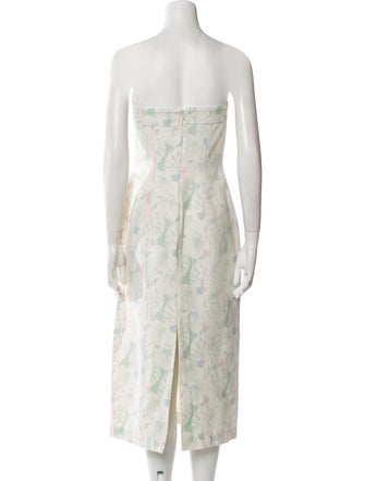 Matthew Bruch Floral Print Knee-Length Skirt