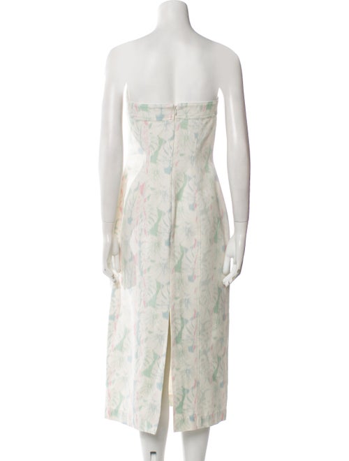 Matthew Bruch Floral Print Knee-Length Skirt