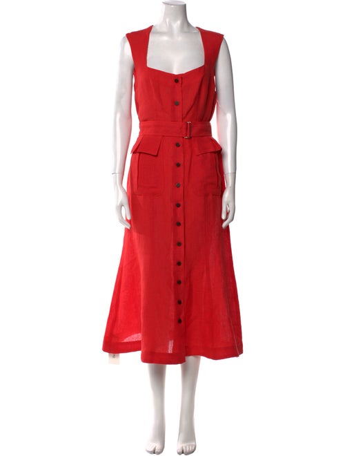 Matthew Bruch Linen Long Dress w/ Tags